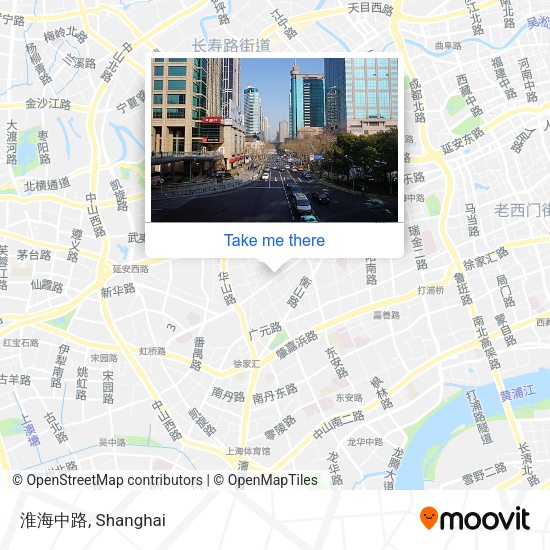 淮海中路 map