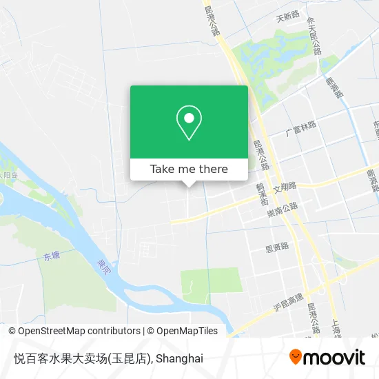 悦百客水果大卖场(玉昆店) map