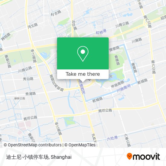 迪士尼-小镇停车场 map