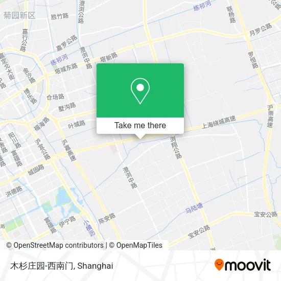 木杉庄园-西南门 map