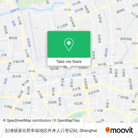 彭浦镇派出所幸福地区外来人口登记站 map