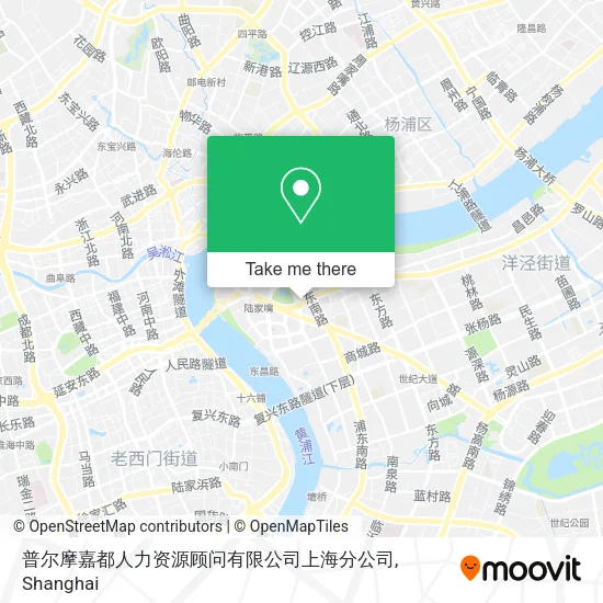 普尔摩嘉都人力资源顾问有限公司上海分公司 map