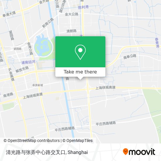 清光路与张弄中心路交叉口 map