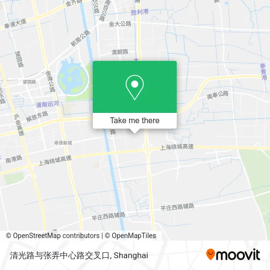 清光路与张弄中心路交叉口 map