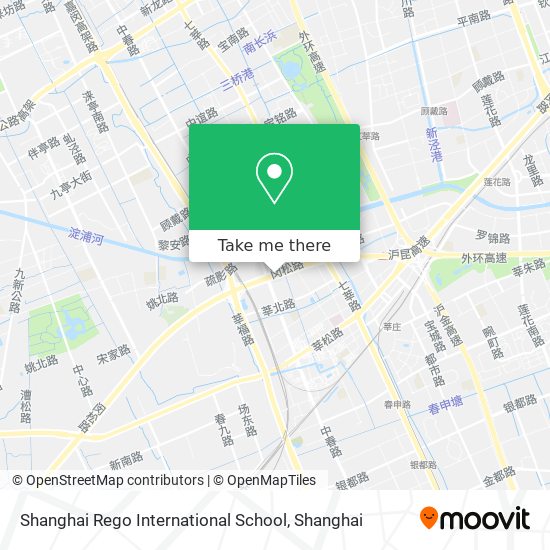 Shanghai Rego International School map