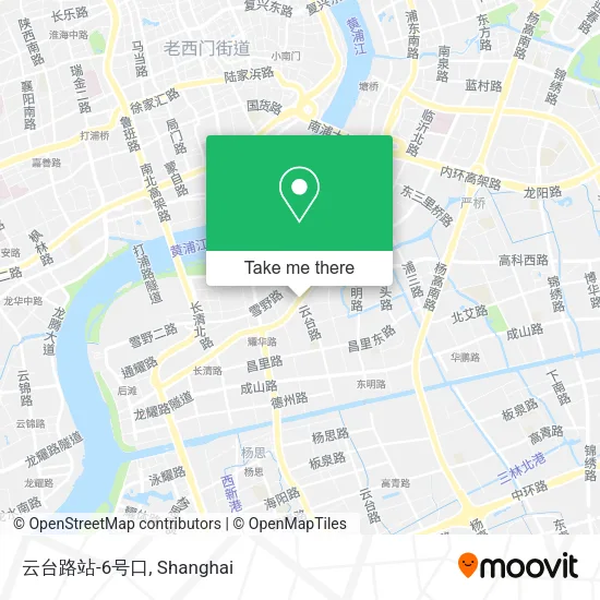 云台路站-6号口 map