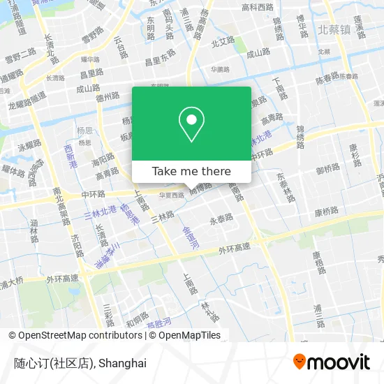 随心订(社区店) map