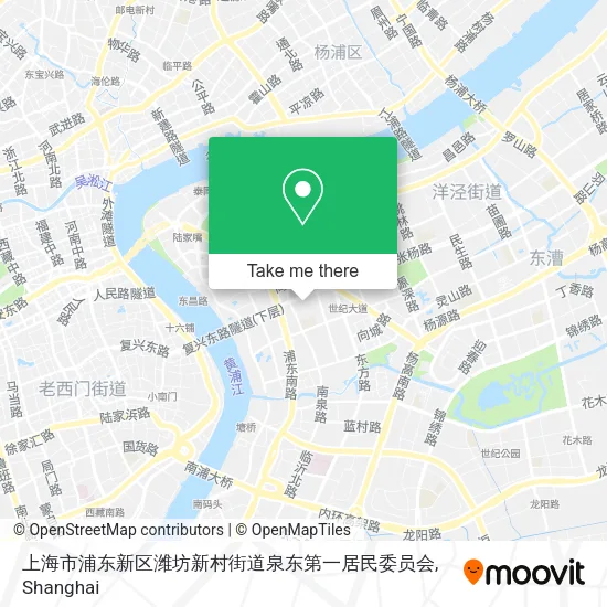 上海市浦东新区潍坊新村街道泉东第一居民委员会 map