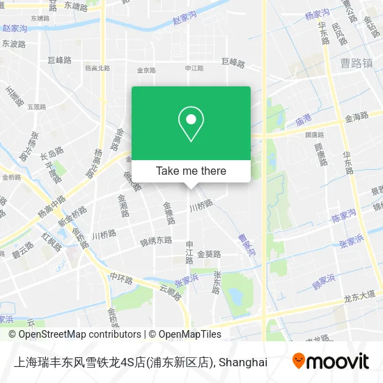 上海瑞丰东风雪铁龙4S店(浦东新区店) map