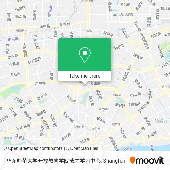 华东师范大学开放教育学院成才学习中心 map