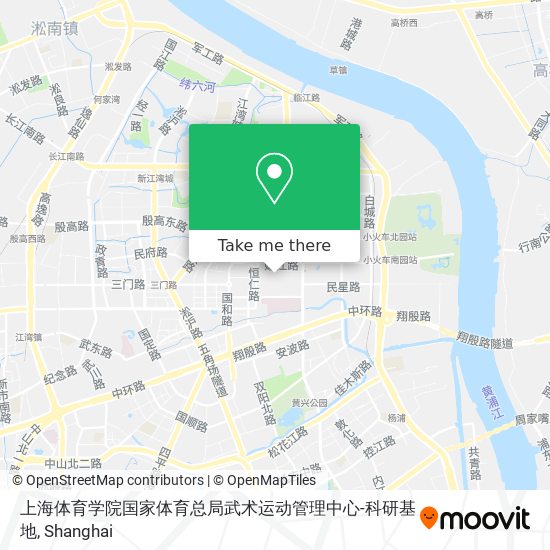 上海体育学院国家体育总局武术运动管理中心-科研基地 map