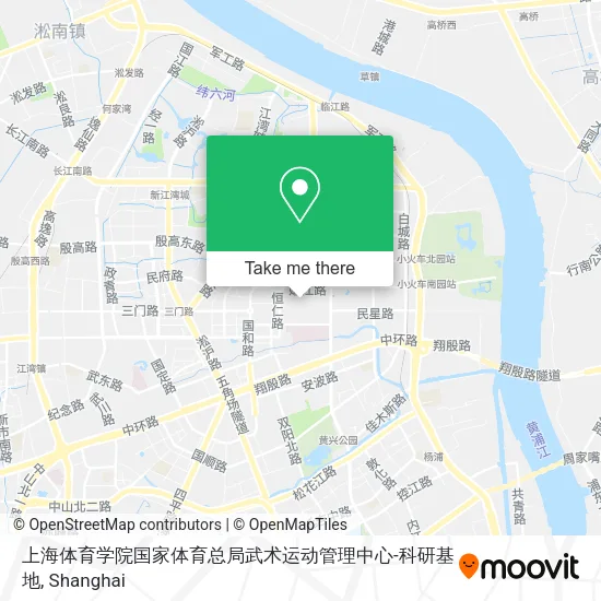 上海体育学院国家体育总局武术运动管理中心-科研基地 map