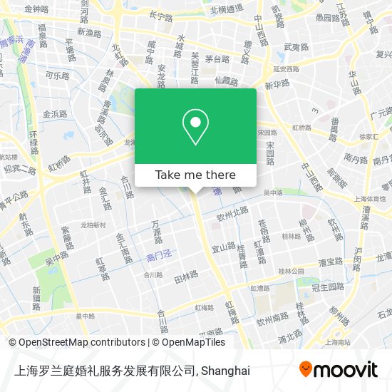 上海罗兰庭婚礼服务发展有限公司 map