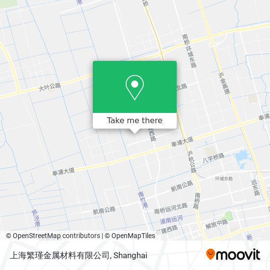 上海繁瑾金属材料有限公司 map