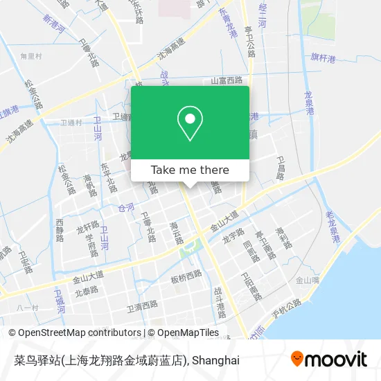 菜鸟驿站(上海龙翔路金域蔚蓝店) map