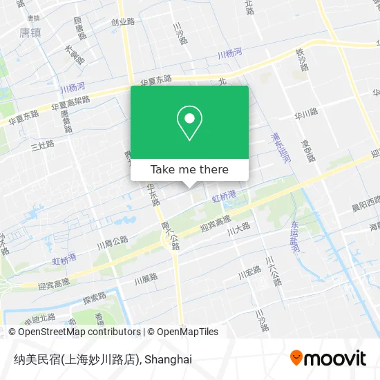 纳美民宿(上海妙川路店) map