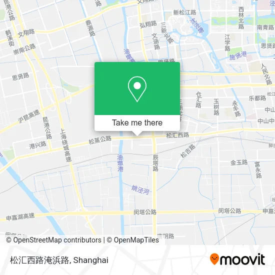 松汇西路淹浜路 map