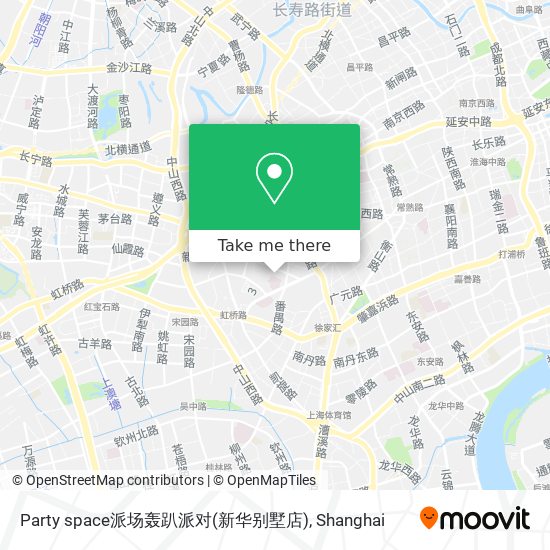 Party space派场轰趴派对(新华别墅店) map