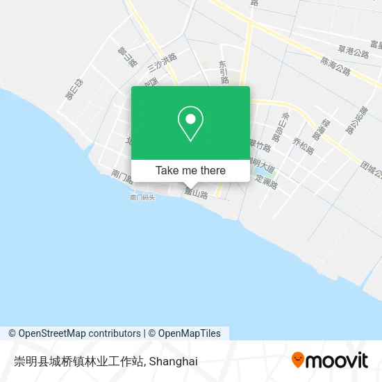 崇明县城桥镇林业工作站 map
