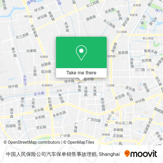 中国人民保险公司汽车保单销售事故理赔 map