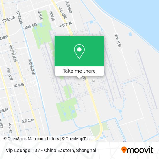 Vip Lounge 137 - China Eastern map