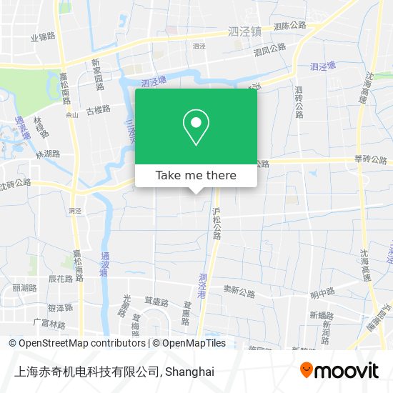 上海赤奇机电科技有限公司 map