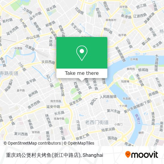 重庆鸡公煲村夫烤鱼(浙江中路店) map