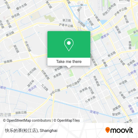 快乐的茶(松江店) map