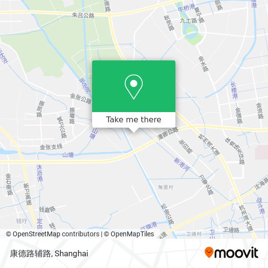 康德路辅路 map