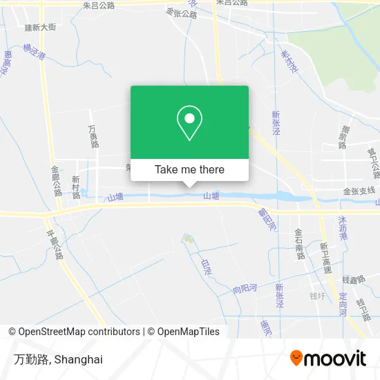 万勤路 map