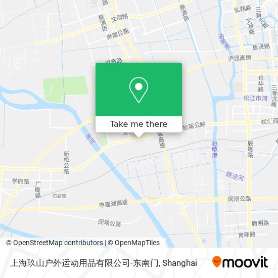 上海玖山户外运动用品有限公司-东南门 map