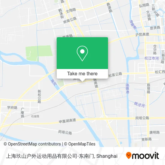 上海玖山户外运动用品有限公司-东南门 map