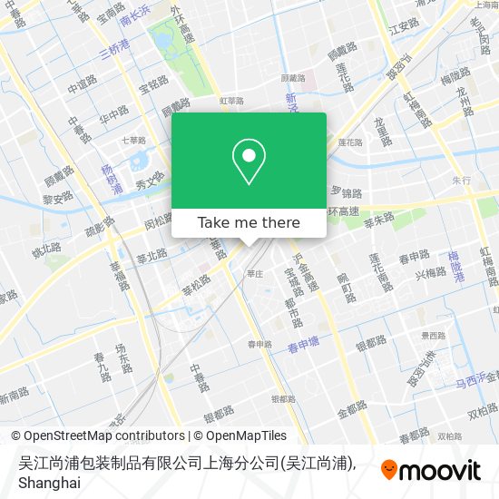 吴江尚浦包装制品有限公司上海分公司 map