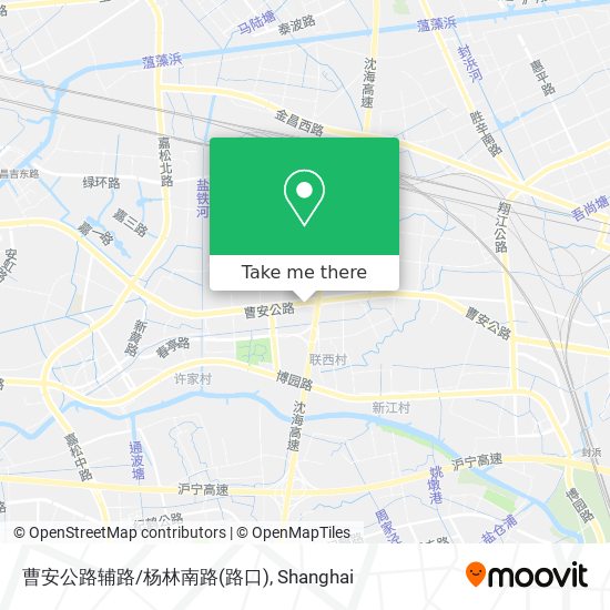 曹安公路辅路/杨林南路(路口) map