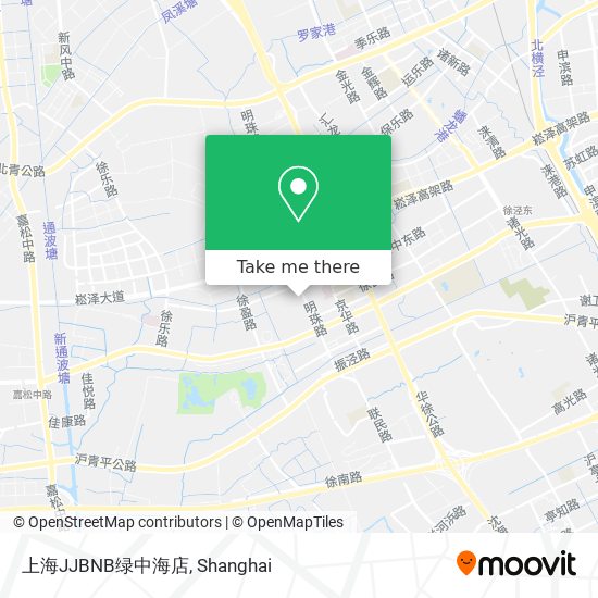 上海JJBNB绿中海店 map