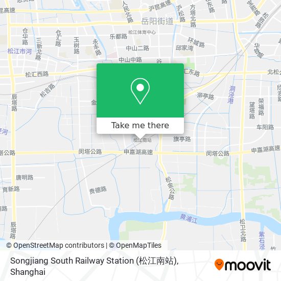 Songjiang South Railway Station (松江南站) map