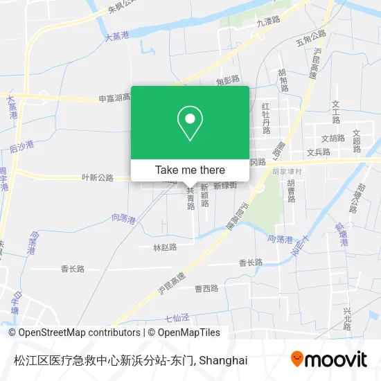 松江区医疗急救中心新浜分站-东门 map