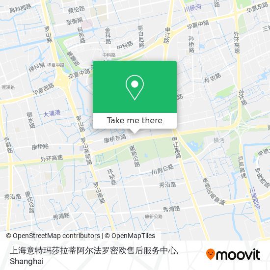 上海意特玛莎拉蒂阿尔法罗密欧售后服务中心 map