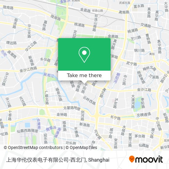 上海华伦仪表电子有限公司-西北门 map