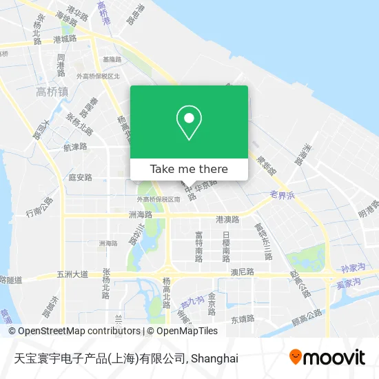 天宝寰宇电子产品(上海)有限公司 map