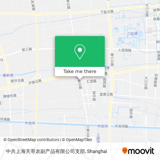 中共上海天哥农副产品有限公司支部 map