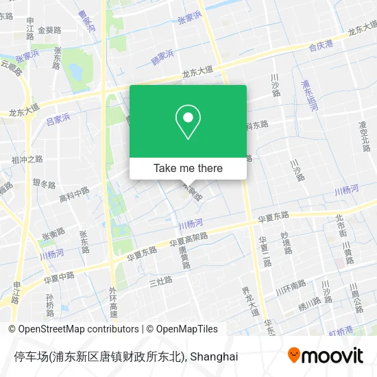 停车场(浦东新区唐镇财政所东北) map