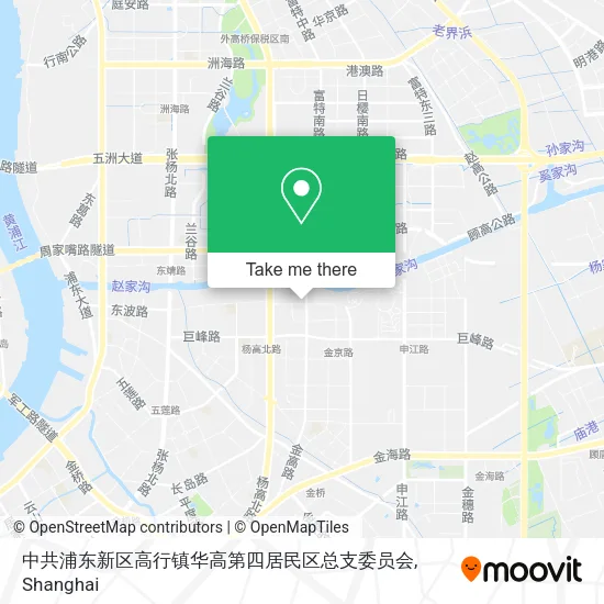 中共浦东新区高行镇华高第四居民区总支委员会 map