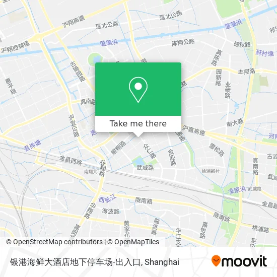 银港海鲜大酒店地下停车场-出入口 map