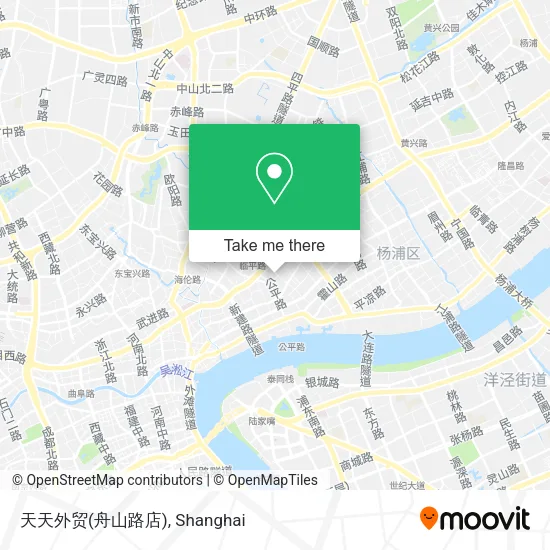 天天外贸(舟山路店) map