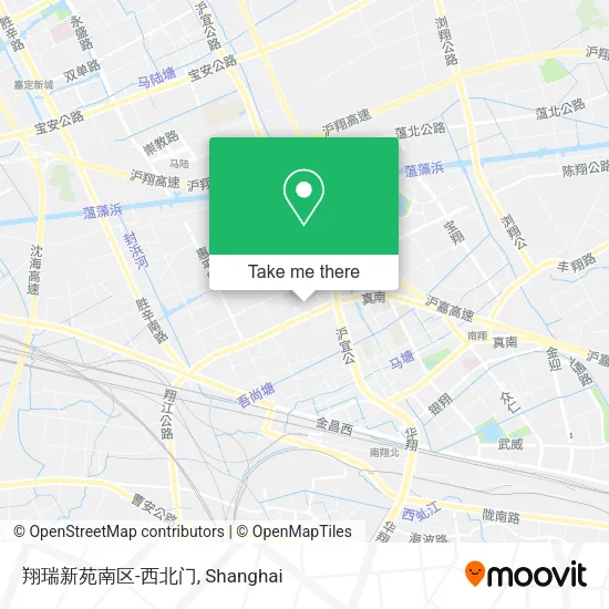 翔瑞新苑南区-西北门 map