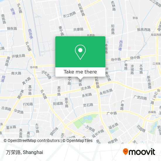 万荣路 map