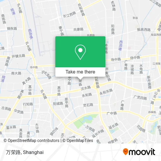 万荣路 map