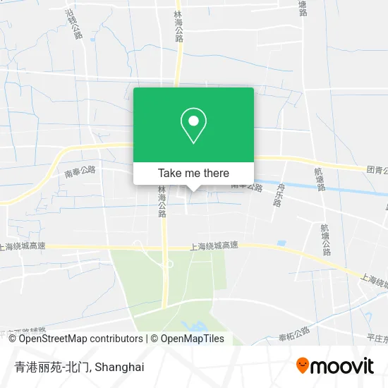 青港丽苑-北门 map