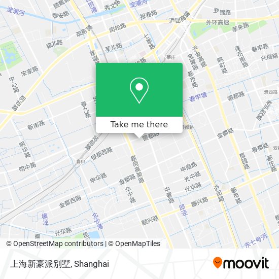 上海新豪派别墅 map